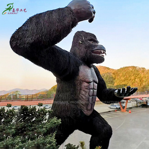 Big Gorilla KingKong Animatronic Gorilla Statue Animal Model Custom for Park Display