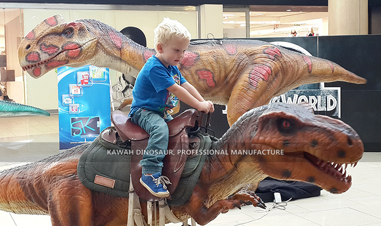 Dinosaur Riding Machine Ride on Dinosaurs Animatronic Dinosaur Ride for Kids