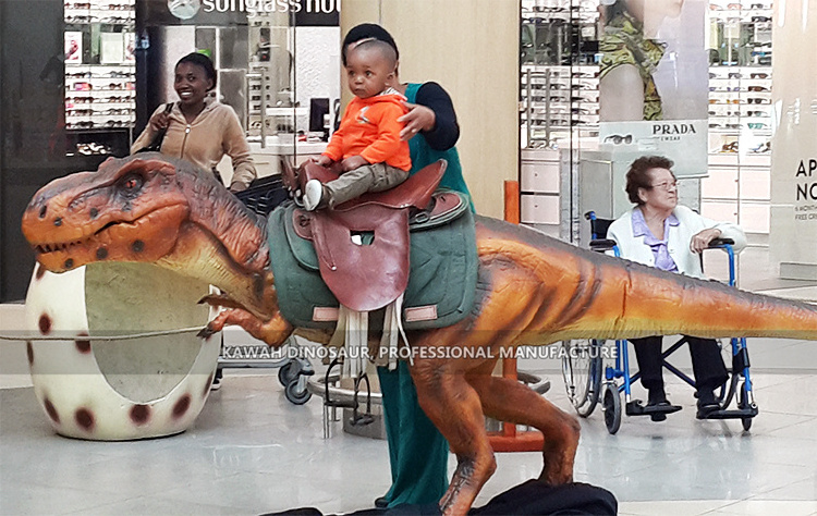 Dinosaur Riding Machine Ride on Dinosaurs Animatronic Dinosaur Ride for Kids