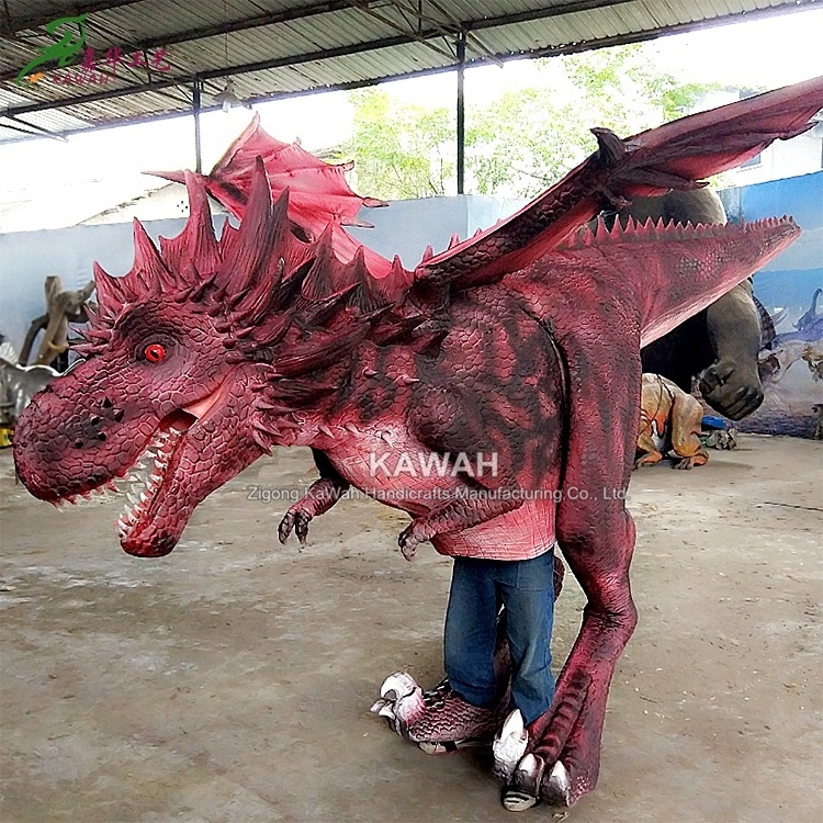 Kawah Handmade Dragon Costume Animatronic Dinosaur Costume for Theme Park