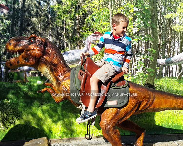 Dinosaur Riding Machine Ride on Dinosaurs Animatronic Dinosaur Ride for Kids