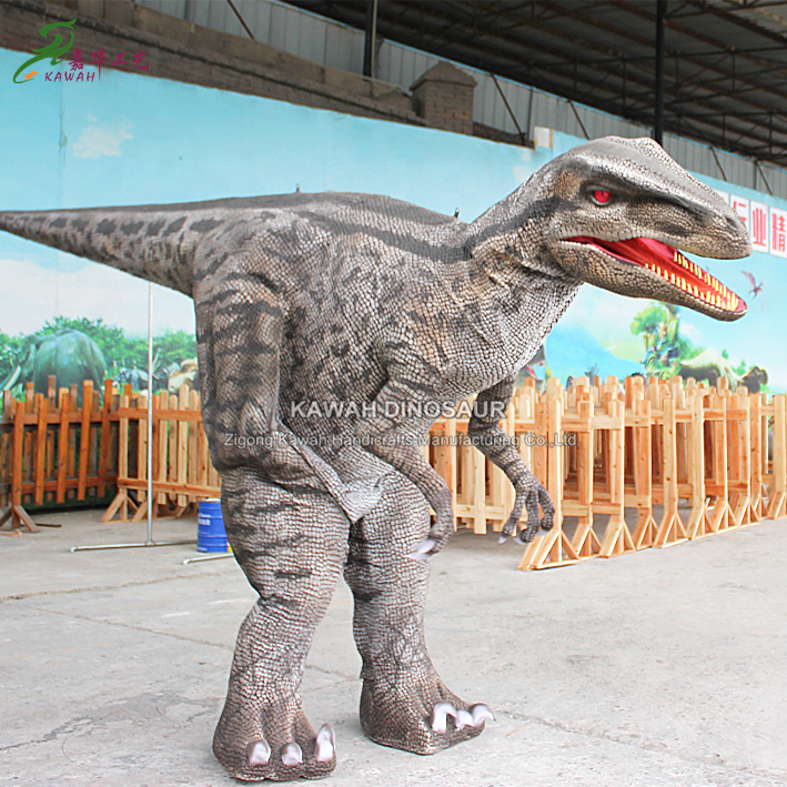 Hidden Legs Style 4 Meters Walking Animatronic Dinosaur Costume for Show