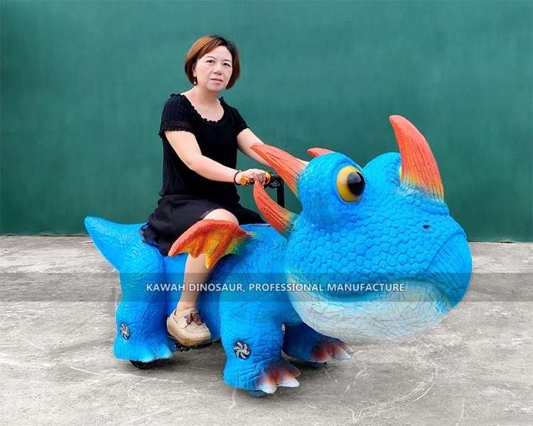 Amusement Park Dinosaur Rides Electric Coin Operated Animals Scooter For Kids