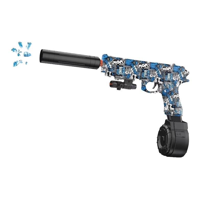 Customize your own logo mp5 uzi gel blaster splatter ball gun fun paint splat r splatrball soft bullet orby gell  toy gun