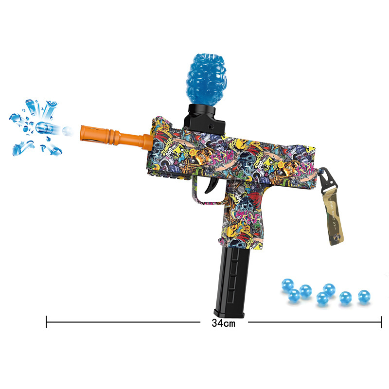 Hot Selling Outdoor Water Bead Shooter Electric Water Beads Blaster Toy Water Bombs Ejection Gun Toy