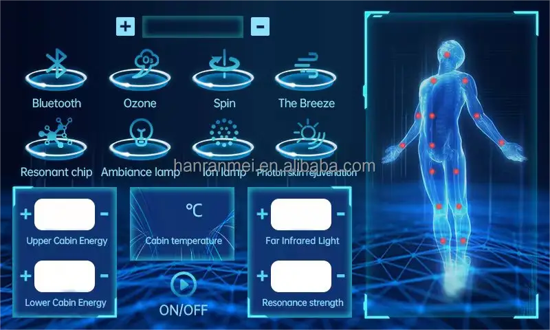 New Technology Infrared Steam Sauna Capsule Weight Loss Physical Fumigating Ozone Spa Sauna Dome Heating Spa Capsule