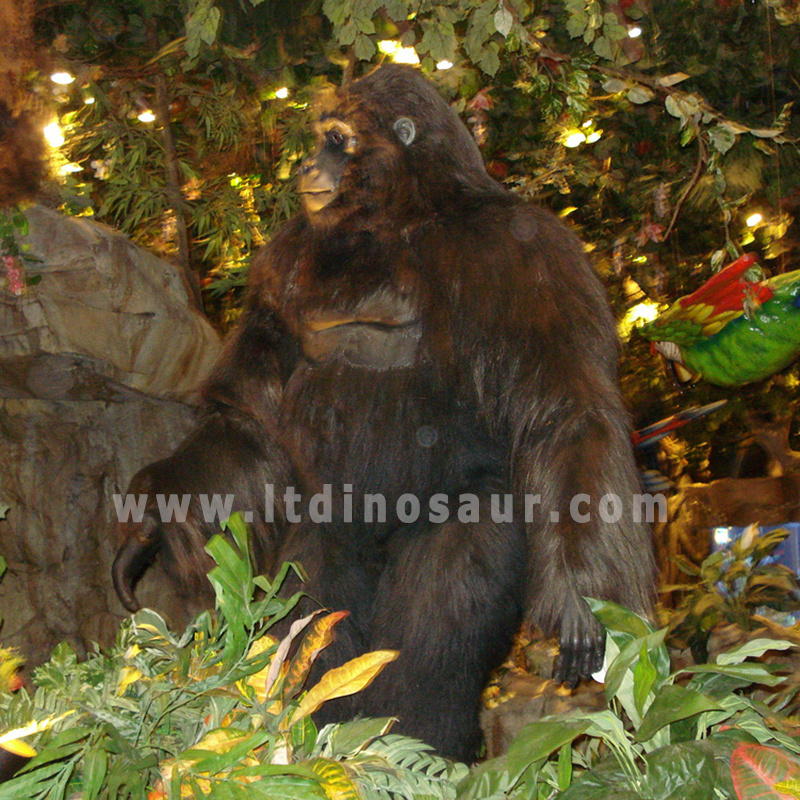 Amusement Park Gorilla Realistic Animal Animatronic King Kong Model