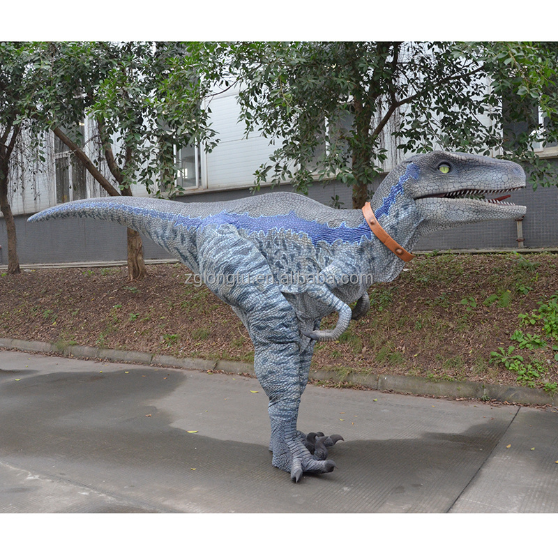 Kids Party Realistic Dinosaur Costumes Of Velociraptor Dinosaure Suit