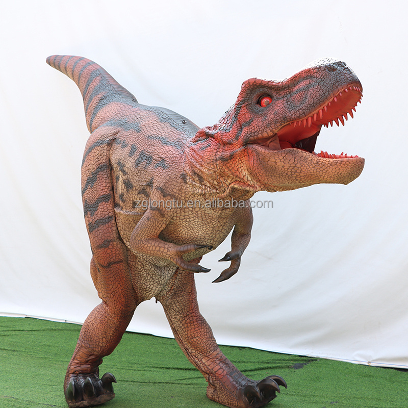 Light Weight Elastic Fiber Cloth Life Like Dino Spinosaurus Costume Realistic