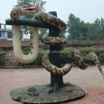 Zoo Park Realistic Simulation Reptile Python Life Size Animal Animatronic Snake