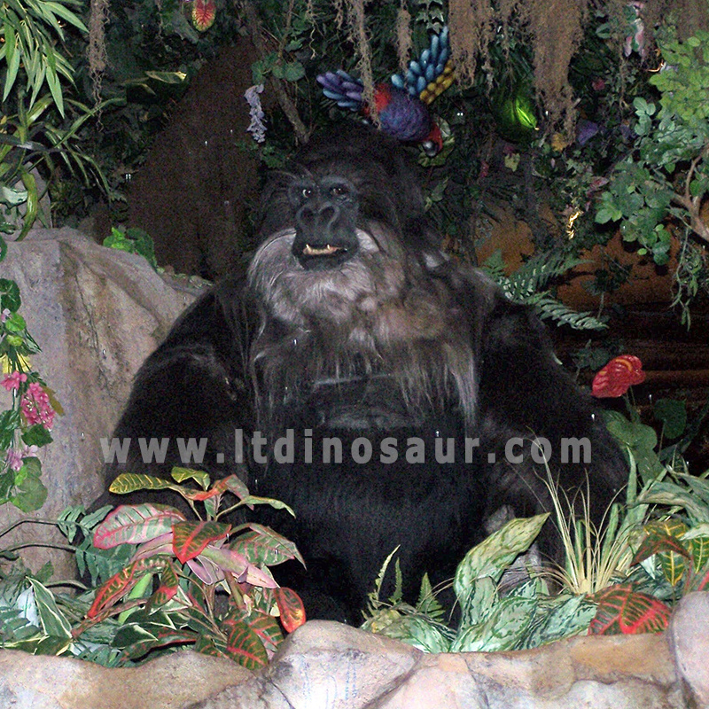 Amusement Park Gorilla Realistic Animal Animatronic King Kong Model