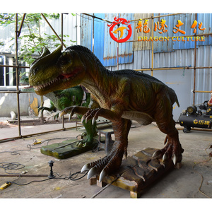 3D Simulation Animatronic Dino Animated Allosaurus Dinosaur Model for Amusement Theme Jurassic Park