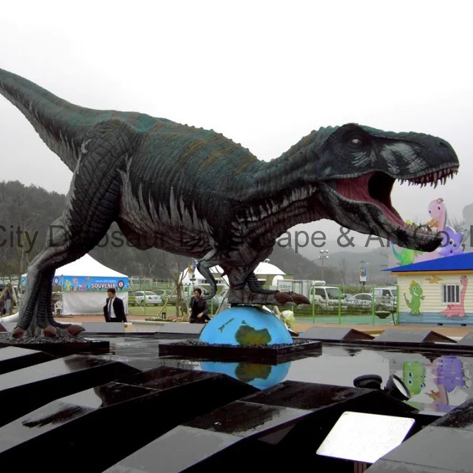 Waterproof Realistic 3D Life-size Simulation Animatronic Dinosaur T-rex Dinosaur Model for Sale