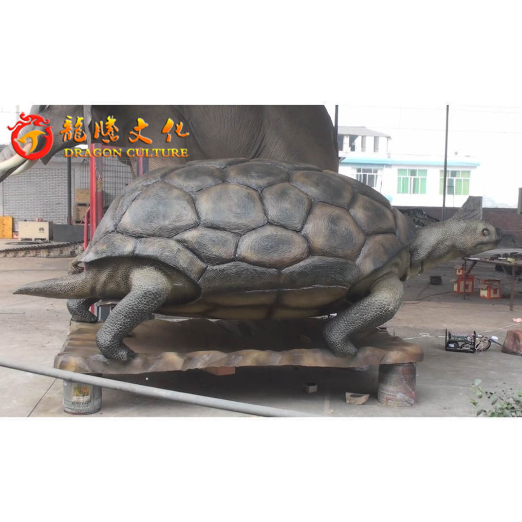 Life like Realistic Simulation Live Animal Model Tortoise Turtle for Aquarium Zoo Museum Amusement Park