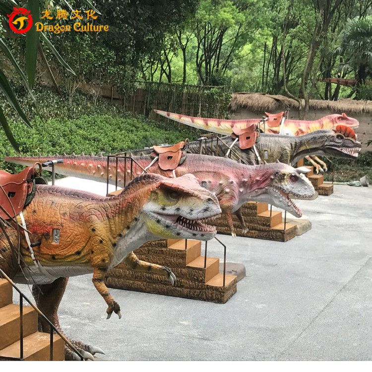 Life-Size Ride-On Robotic Dinosaur Animatronic modelsDinosaur Toy Indoor Rubber & Metal Amusement Park Model for Kids