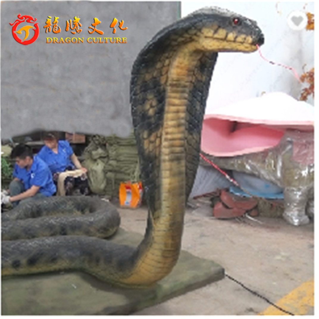 Outdoor Professional Handmade Animatronic Snake Model Artificial animatronic animal mechanical animal snake