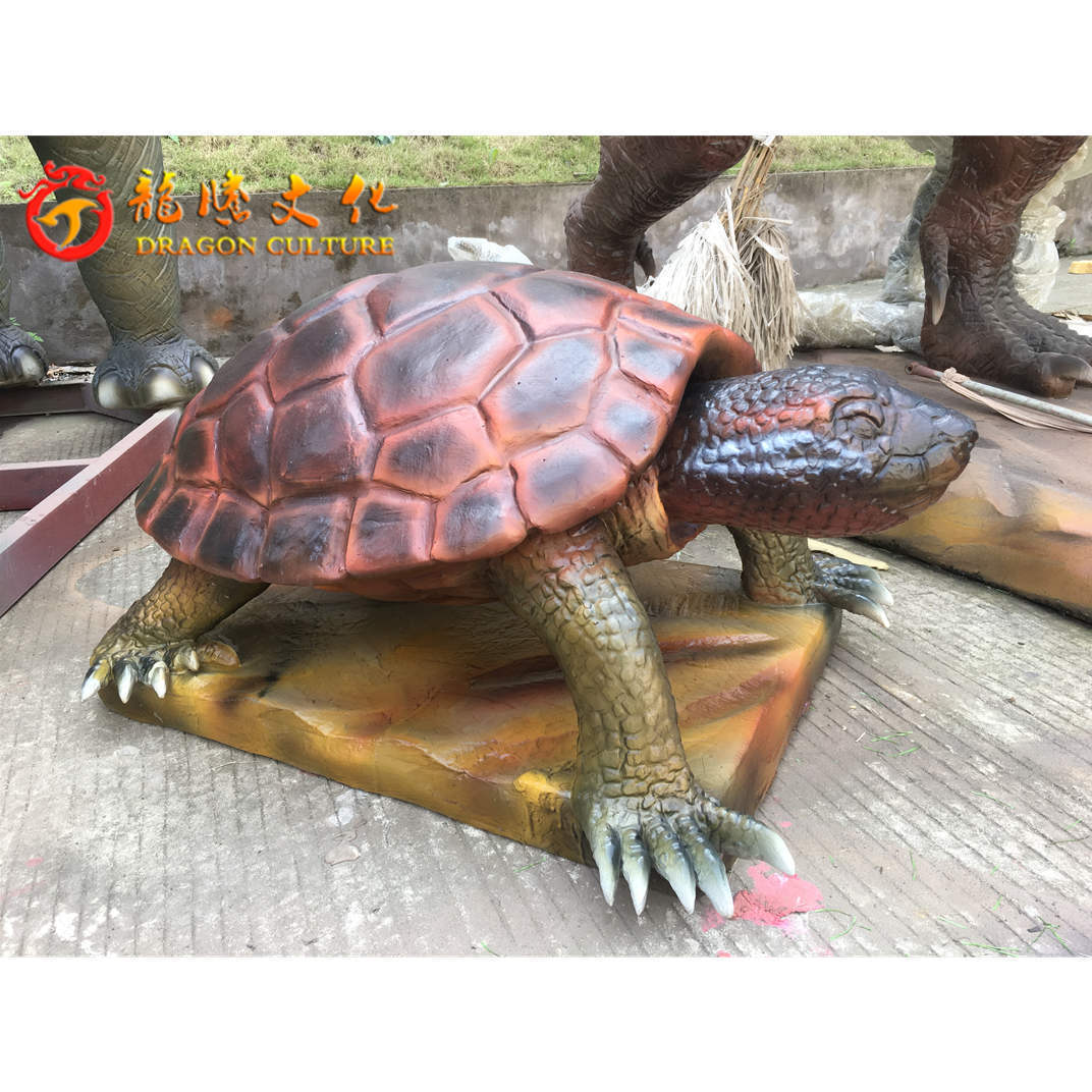 Life like Realistic Simulation Live Animal Model Tortoise Turtle for Aquarium Zoo Museum Amusement Park