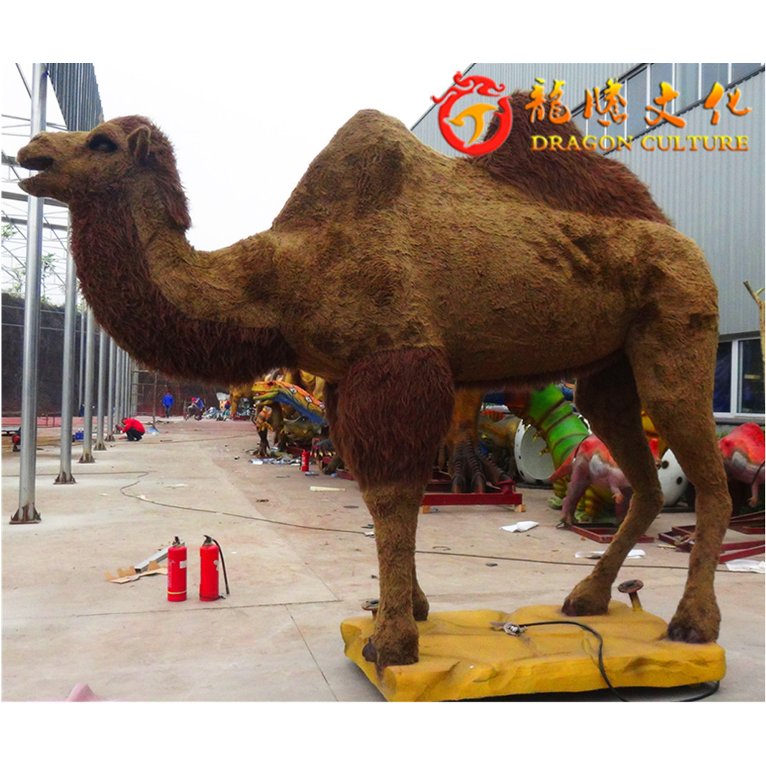 Realistic Animatronic Animals  Camel Model for Zoo Amusement Theme Park Museum