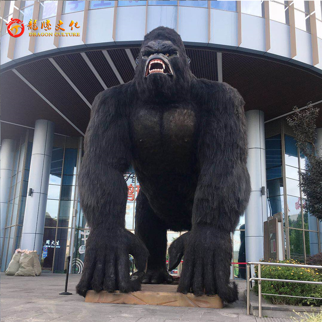 Realistic Model Gorilla And Props For Sale Robotic animatronic model realistic huge Full Size animal gorilla for zoo