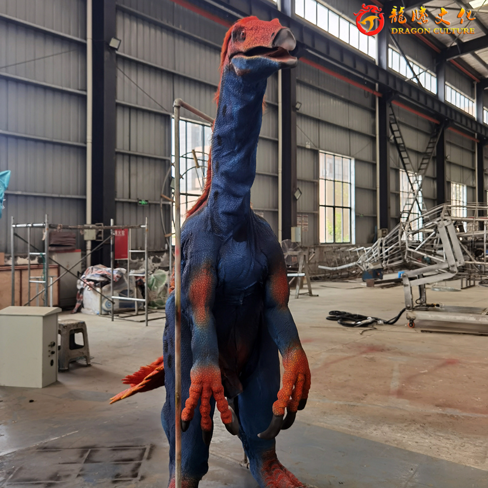 Weekly Deals Amusement Adventure Park Life Size Realistic Therizinosaurus Animatronic Model Costume for Amusement Park Children