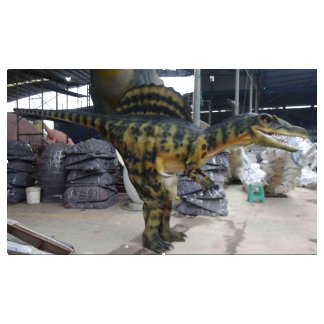 Adult Sized Customized Spinosaurus Walking Realistic Animatronic Dinosaur Costume for Amusement Park Zoo