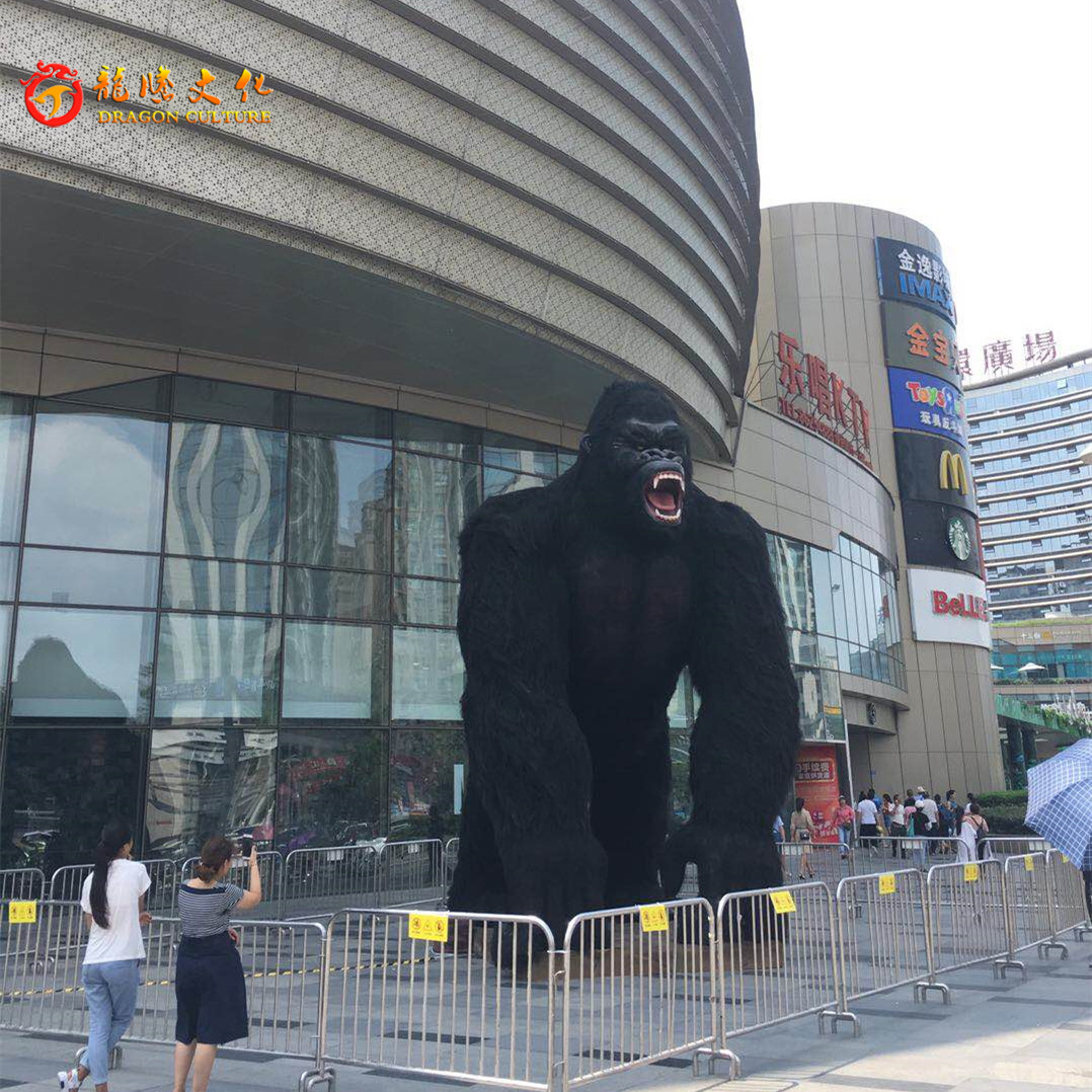 Realistic Model Gorilla And Props For Sale Robotic animatronic model realistic huge Full Size animal gorilla for zoo