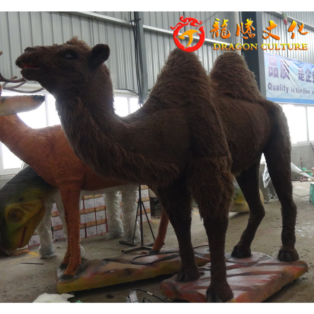 Realistic Animatronic Animals  Camel Model for Zoo Amusement Theme Park Museum