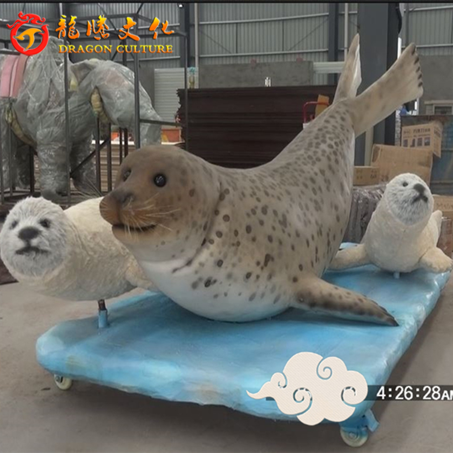 Handmade hot sale decoration huge durable life size sea lion Animatronic animal for ocean park