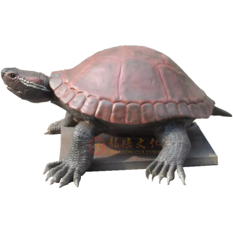 Life like Realistic Simulation Live Animal Model Tortoise Turtle for Aquarium Zoo Museum Amusement Park