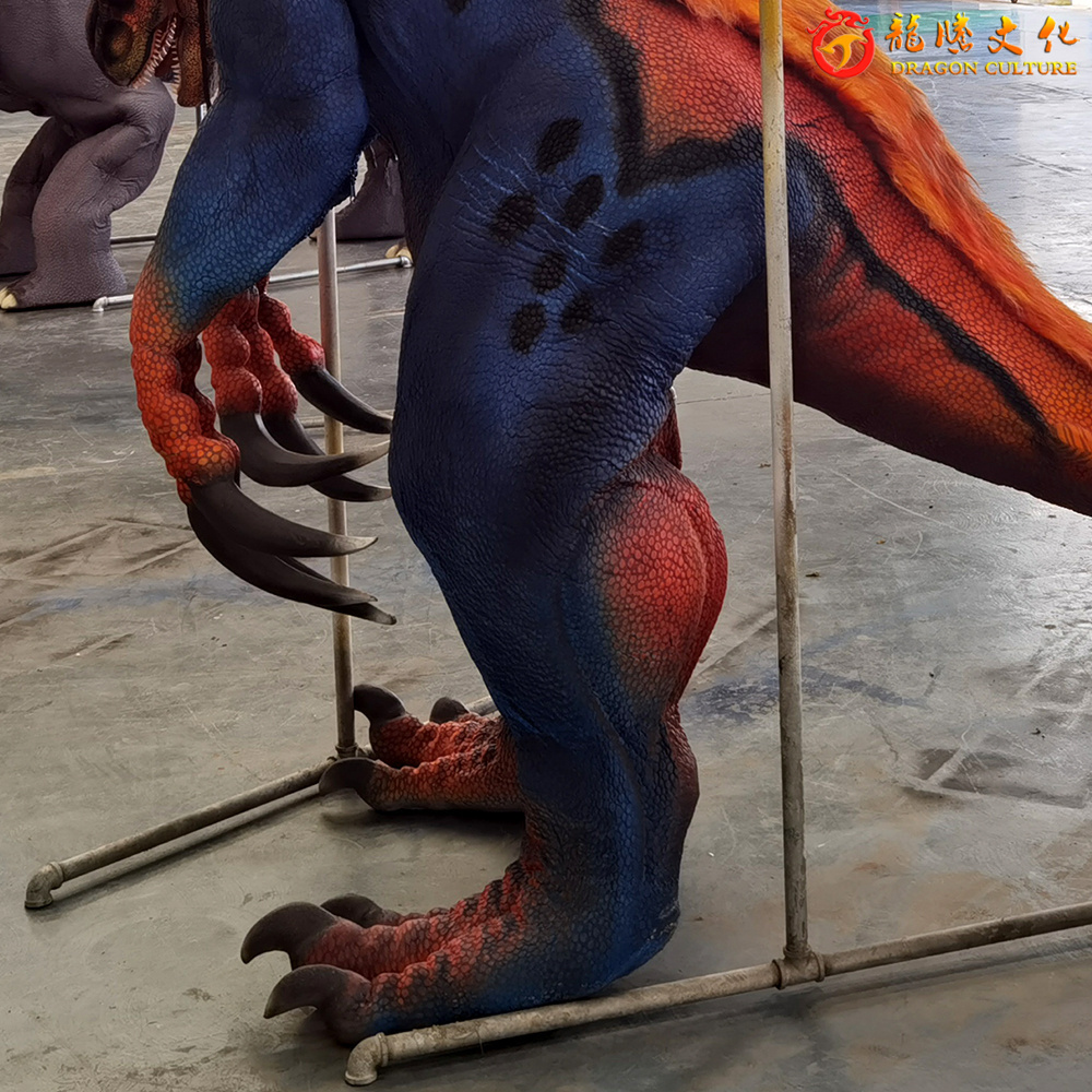 Weekly Deals Amusement Adventure Park Life Size Realistic Therizinosaurus Animatronic Model Costume for Amusement Park Children