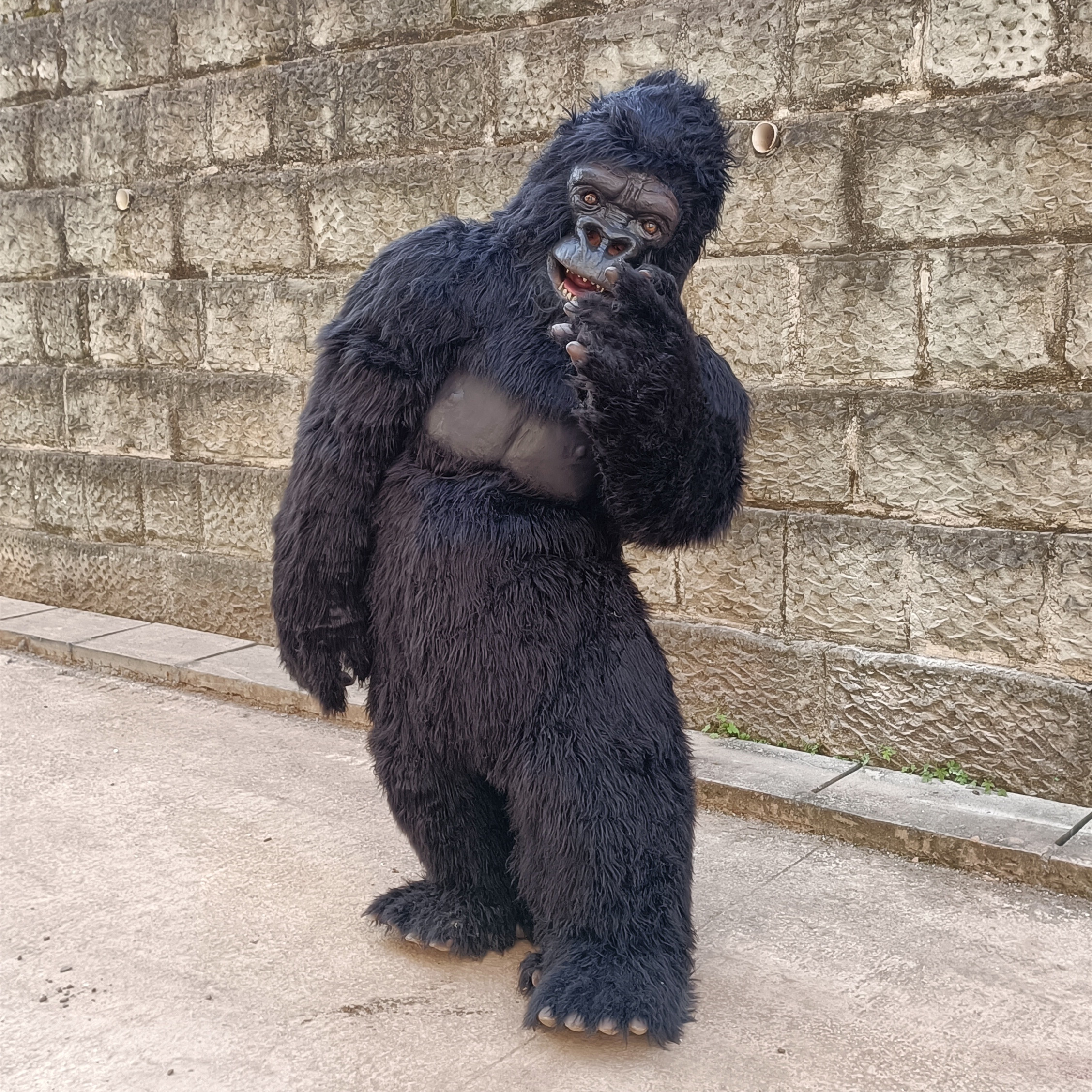 Walking Gorilla Animatronic Animal Superior Quality Life Size Simulation Animatronic Gorilla costume animal costume