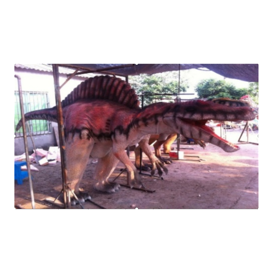 Adult Sized Customized Spinosaurus Walking Realistic Animatronic Dinosaur Costume for Amusement Park Zoo