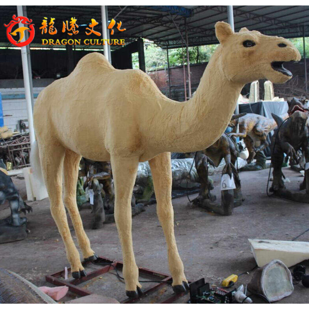 Realistic Animatronic Animals  Camel Model for Zoo Amusement Theme Park Museum