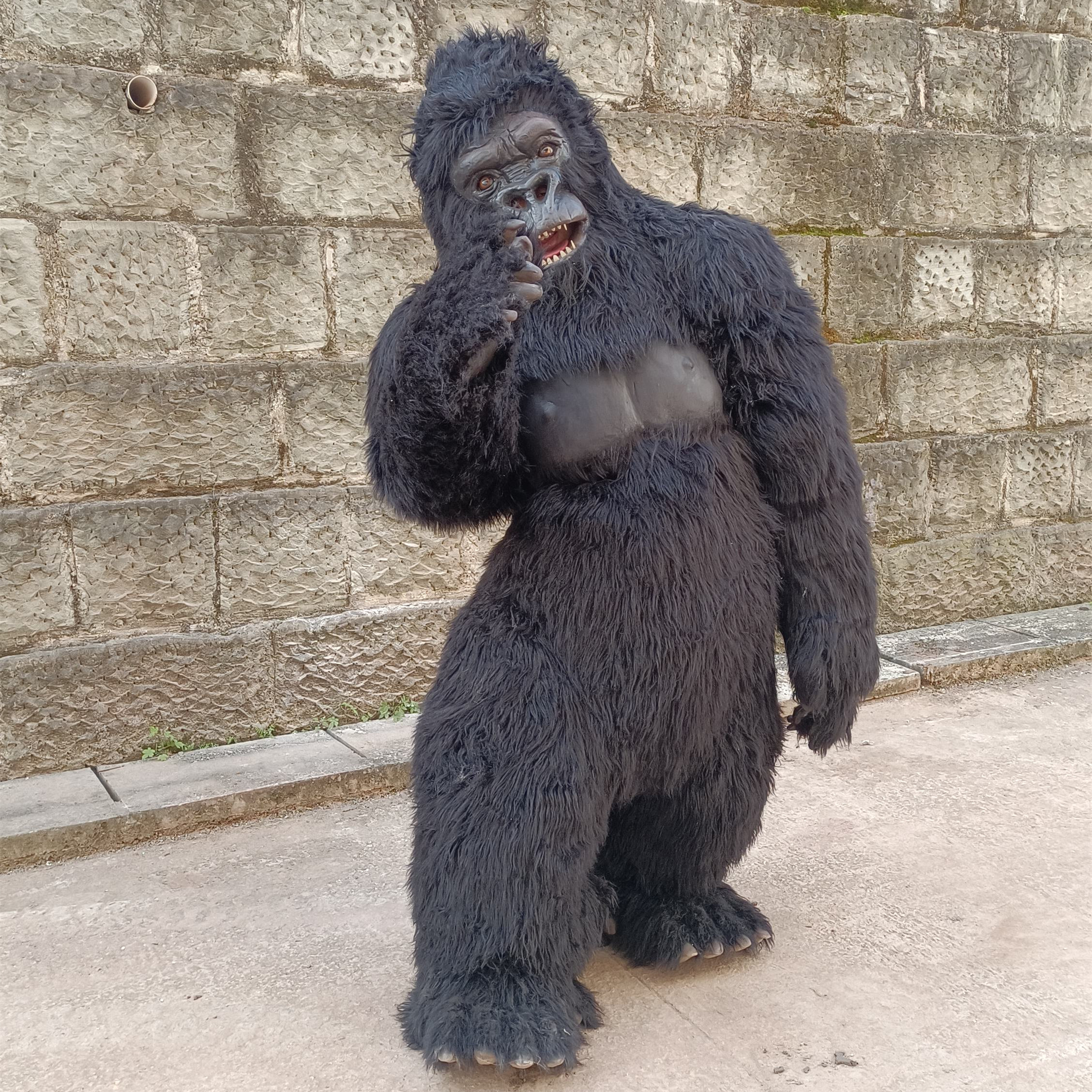 Walking Gorilla Animatronic Animal Superior Quality Life Size Simulation Animatronic Gorilla costume animal costume