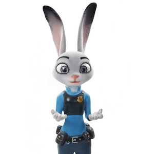 Realistic Resin Cartoon Movie Animal Rabbit Life Size Anime Sculpture Figurine Fiberglass Figure Statue For Home Decor