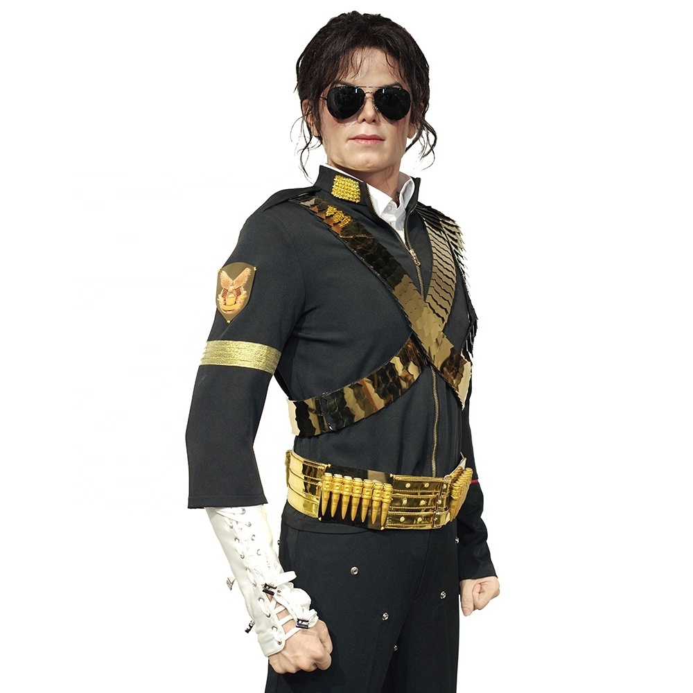 Hollywood Star Michael Jackson Life Size Wax Figure for Selfie Museum