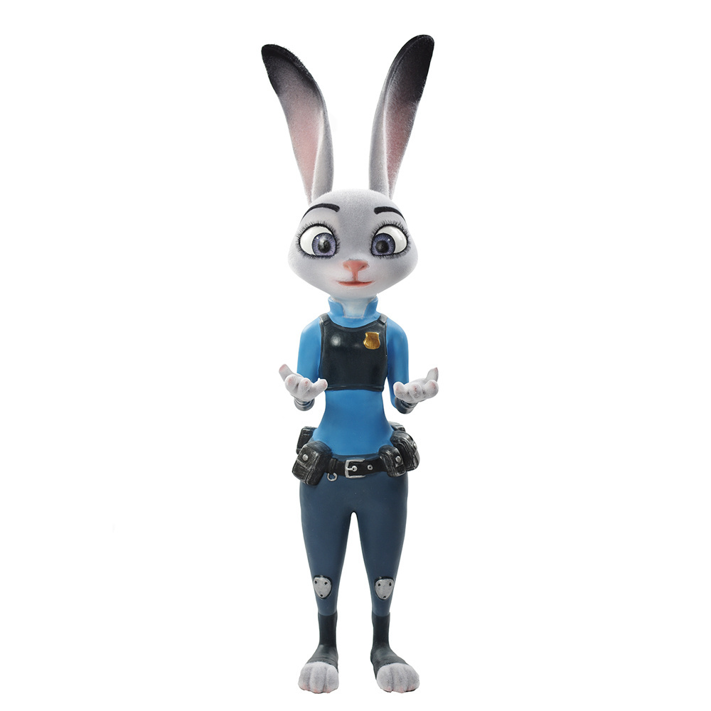 Realistic Resin Cartoon Movie Animal Rabbit Life Size Anime Sculpture Figurine Fiberglass Figure Statue For Home Decor