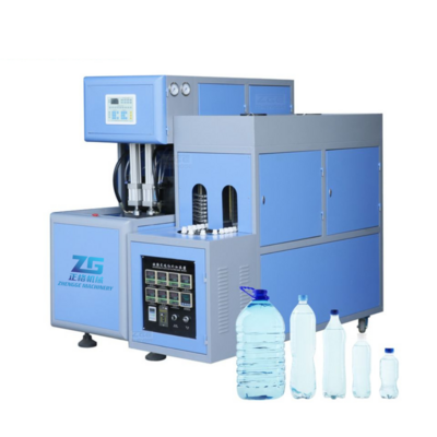 2 Cavity PET Bottle Blowing Blow Molding Machine Semi Automatic Plastic Bottle Manufacturing Machine for sale