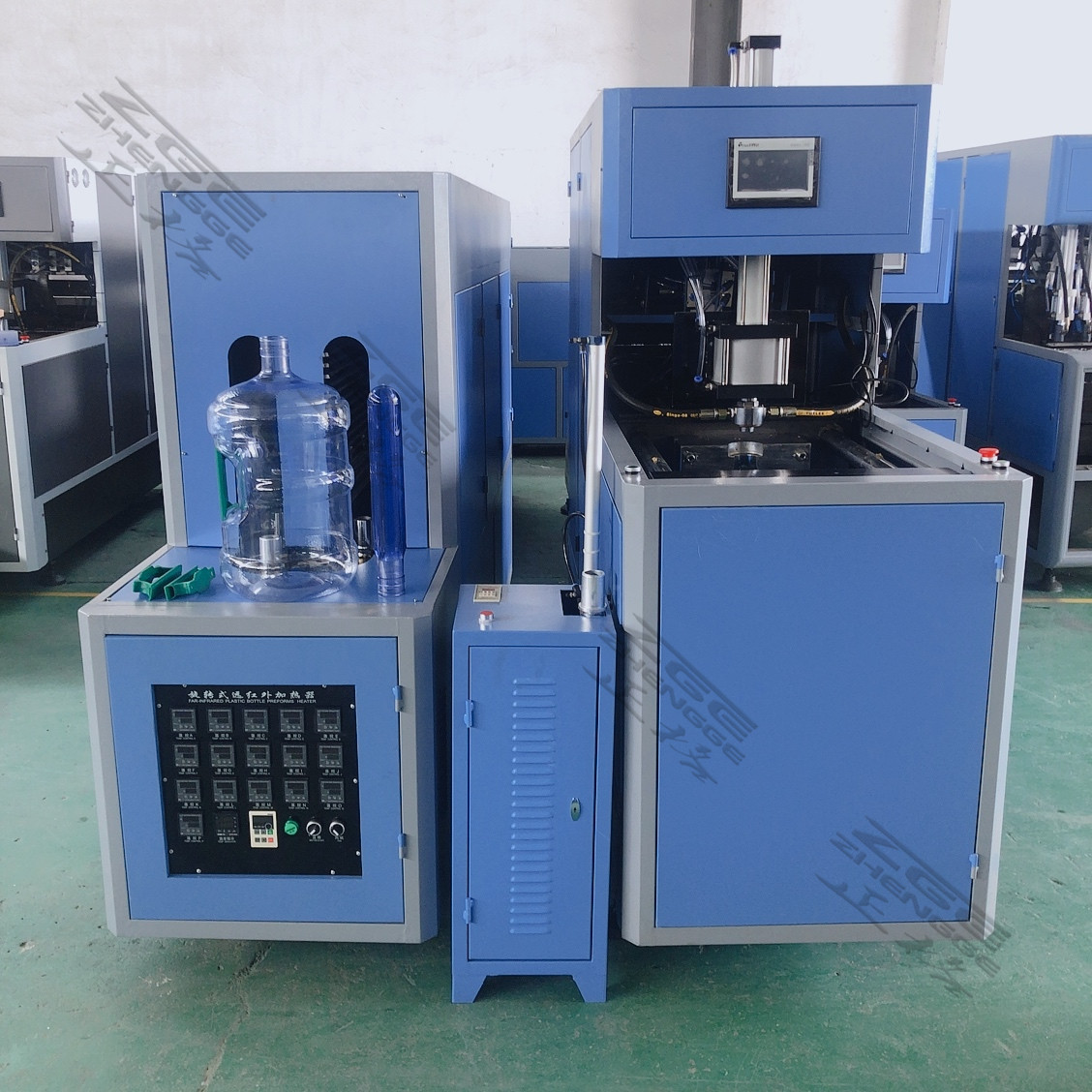 Bottle Blowing Machine / One Stage Pet Bottle Blowing Machine / 15 Liter Bottle Blow Moulding Machine