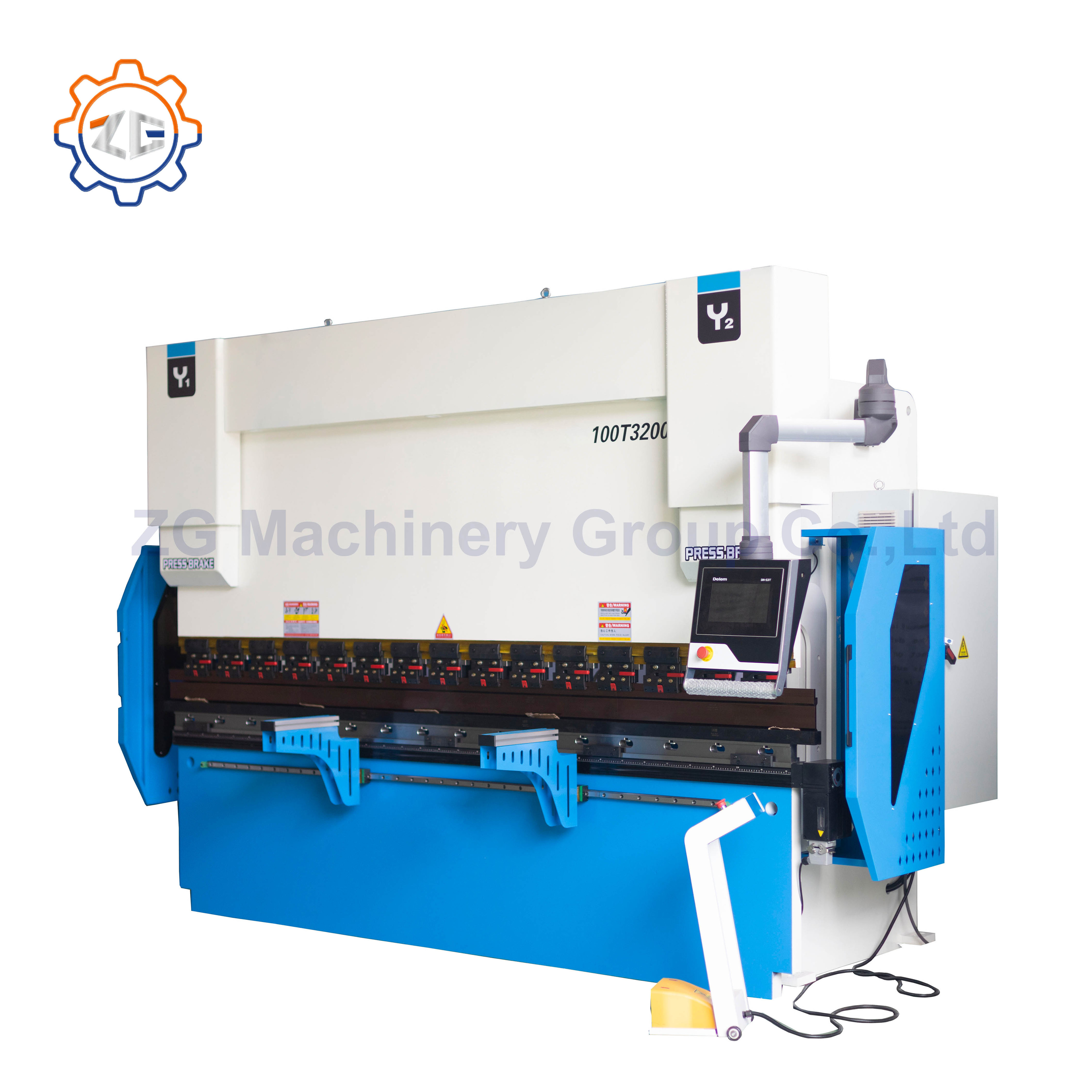 ZG Fully Automatic Hydraulic Press Brake for Seamless Metal Bending WE67K-63/2500 Automatic Bending Brake Folding Machine