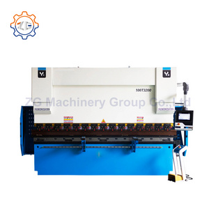 ZG Fully Automatic Hydraulic Press Brake for Seamless Metal Bending WE67K-63/2500 Automatic Bending Brake Folding Machine