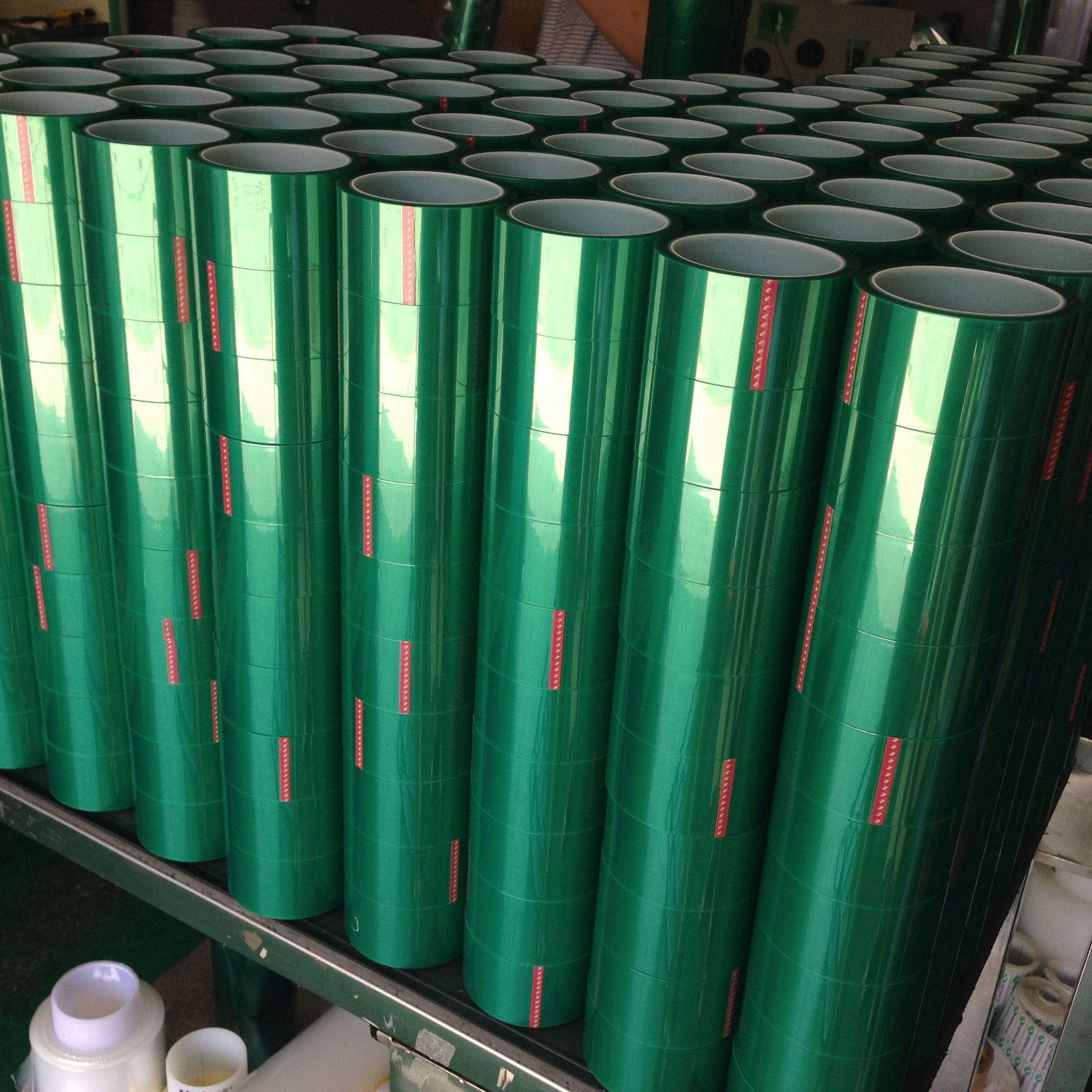 Polyester Tape Adhesive Powder Coating PCB Masking Green PET Tape