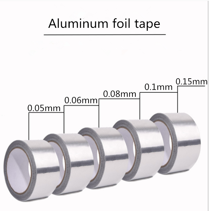 Heat resistant aluminum foil duct tape Self Adhesive Waterproof Aluminum Foil Tape for HVAC pipe sealing