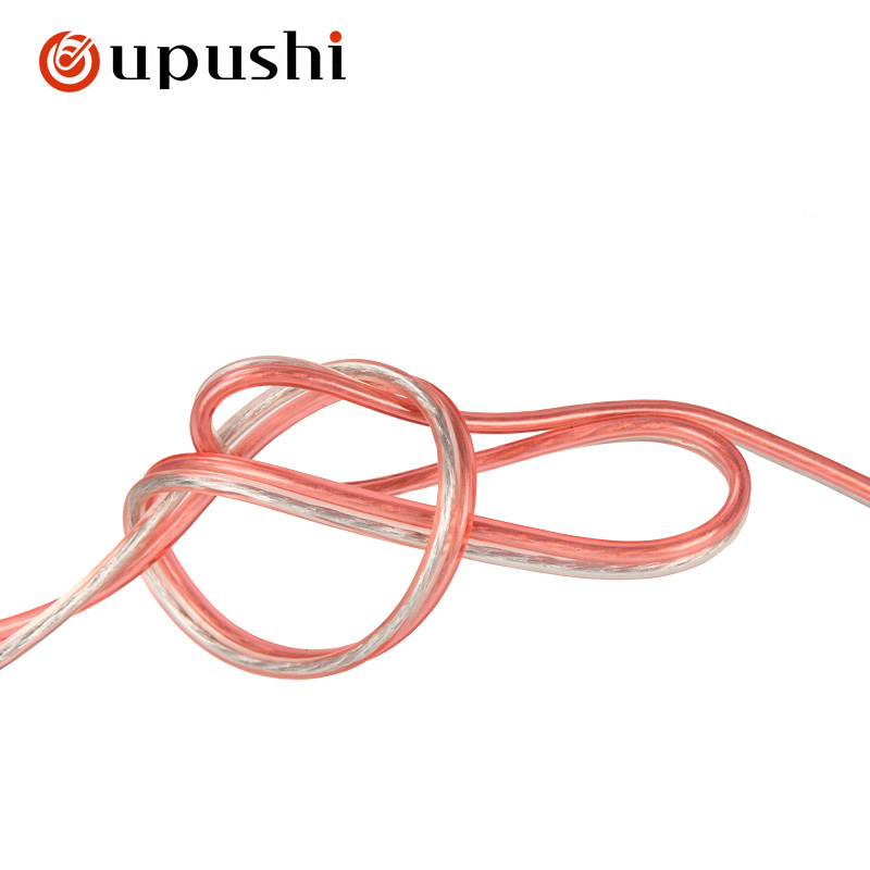 oupushi200# background music speaker cable  gold and silver wire using environmentally friendly PVC material