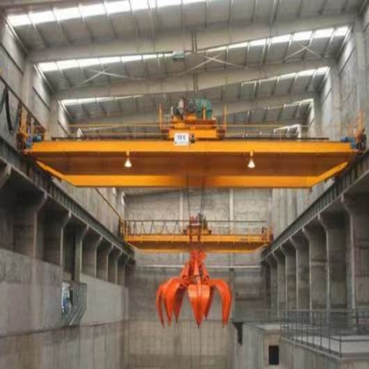 Workshop Electric Double Girder Construction Bridge Crane Trolley Double beam bridge crane