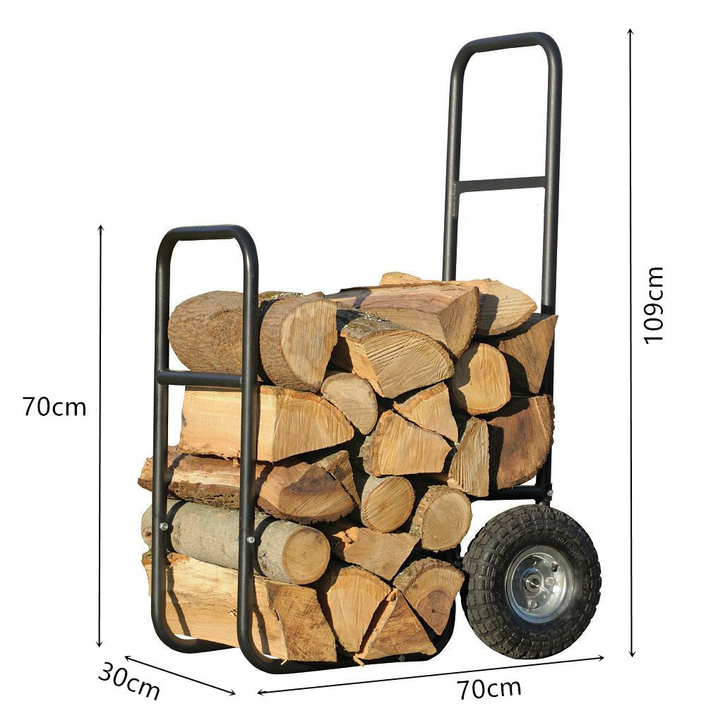 Relax days Firewood Cart with 2 Wheels