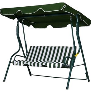 Striped 3 Seats Swing Seat Outdoor Swing Chair