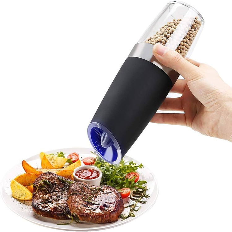 100ml salt and pepper grinder gravity electric salt pepper top lever salt pepper mills