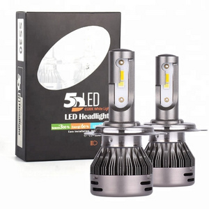 120W 10000LM H4 9003 HB2 Adjustable Beam Led Headlight Bulb H11 H7 9005 9006 C7 3570 CSP Auto Led Headlight