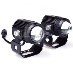 Motorcycle LED Headlights 30W White and Yellow LED Aux Spotlight For Jeep Tractor Truck ATV UTV SUV Boat Driving Fog Lights